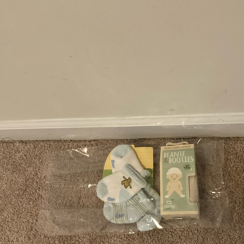 BOODY Beanie & Booties Set - Light Blue